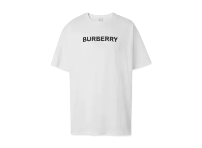 Burberry Men's Logo Print T-Shirt "White"