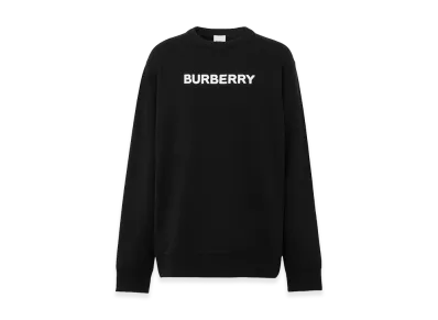 Burberry Cotton Sweatshirt "Black"