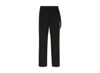Burberry Cotton Wide-Leg Pant "Black"