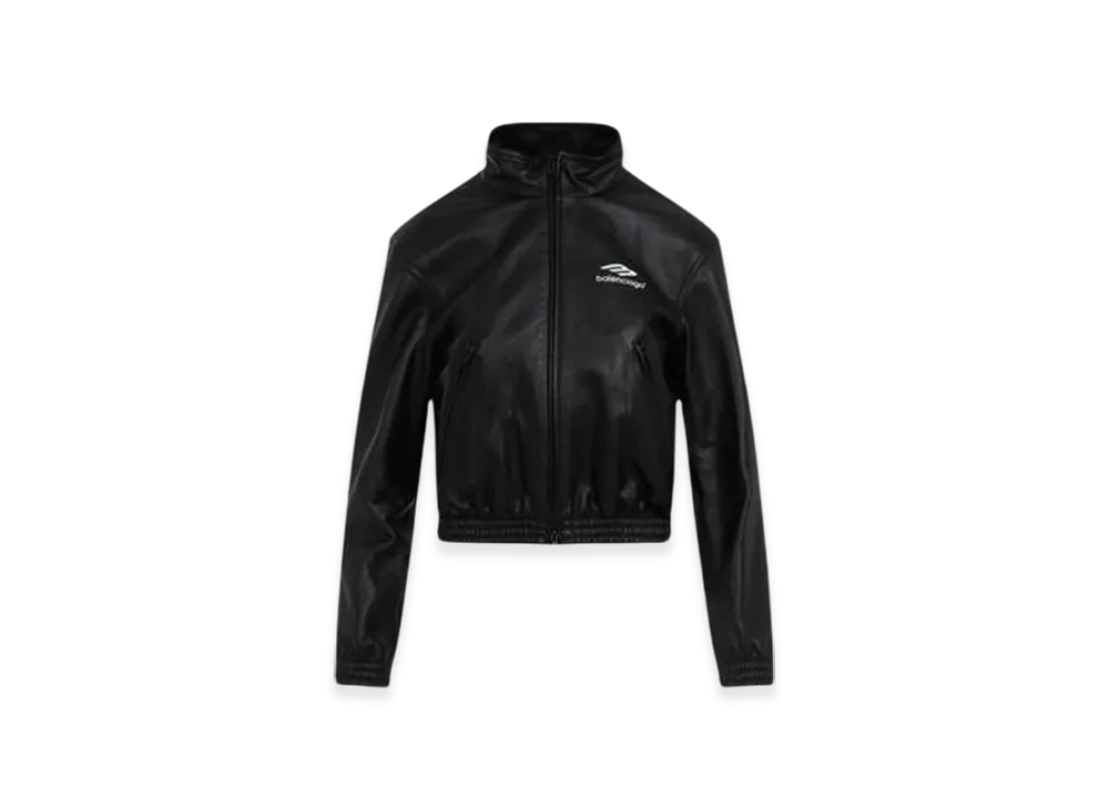 BALENCIAGA Women's Fitted Tracksuit Jacket "Black"
