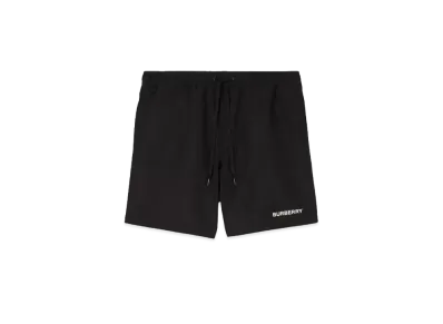 Burberry Men's Logo Detail Swim Shorts "Black"