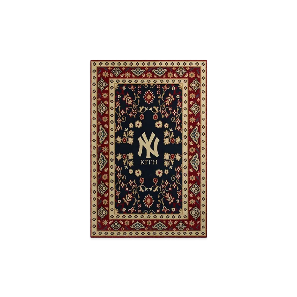Kith x Kasra Rugs x The New York Yankees 4' x 6' Hand-Knotted Rug "Multi"