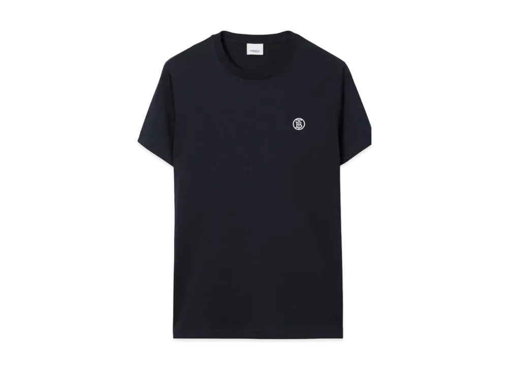 Burberry Men's Monogram Motif Cotton T-shirt "Coal Blue"