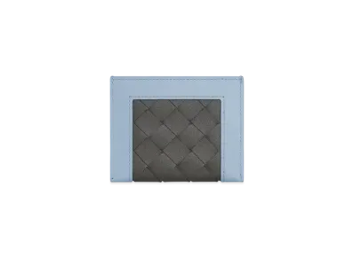 Bottega Veneta Angolo Credit Card Case "Lunar/Lapilli"