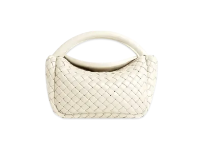 Bottega Veneta Small Cobble Top Handle "Sea Salt"