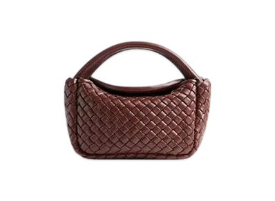 Bottega Veneta Small Cobble Top Handle "Sapele"