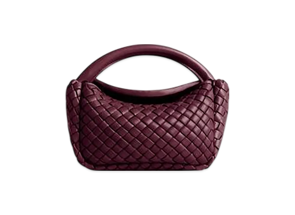 Bottega Veneta Small Cobble Top Handle "Barolo"