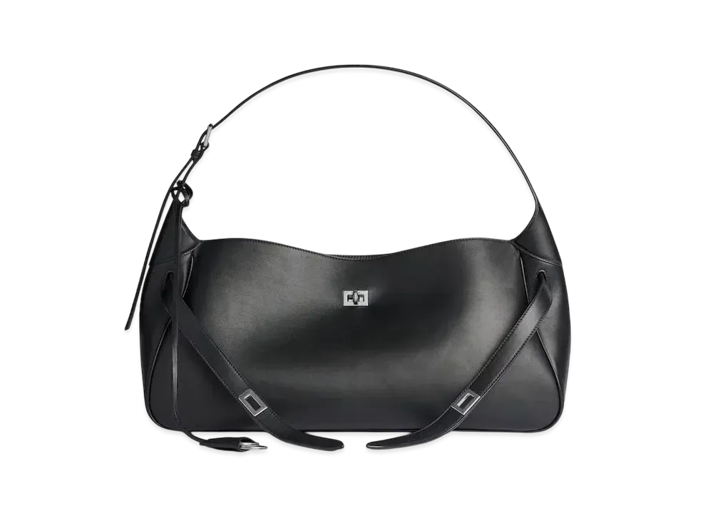 BALENCIAGA Bel Air Medium Shoulder Bag "Black"