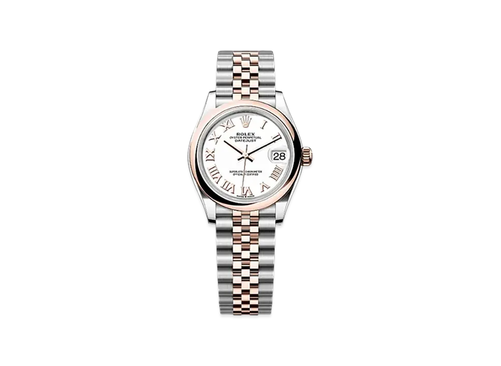 ROLEX Datejust 31mm Oystersteel & Everose Gold 278241 "White"