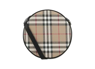 Burberry Women's Printed E-Canvas Louise Crossbody Bag "Beige"