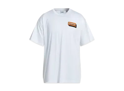 Burberry Men's Logo Applique Oversized T-shirt "White"