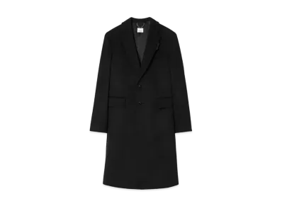 Burberry Men's Wool Cashmere Tailored Coat "Black"