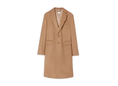 Burberry Men's Wool Cashmere Tailored Coat "Camel"