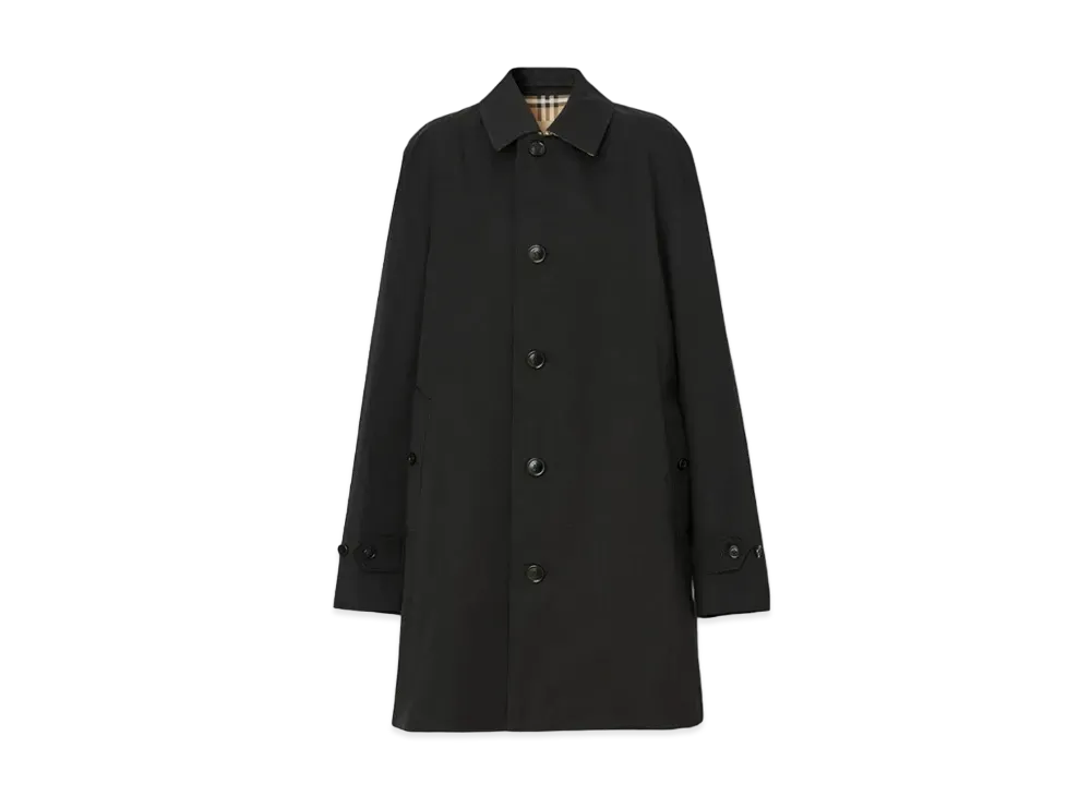 Burberry Men's Short Paddington Heritage Car Coat "Black"