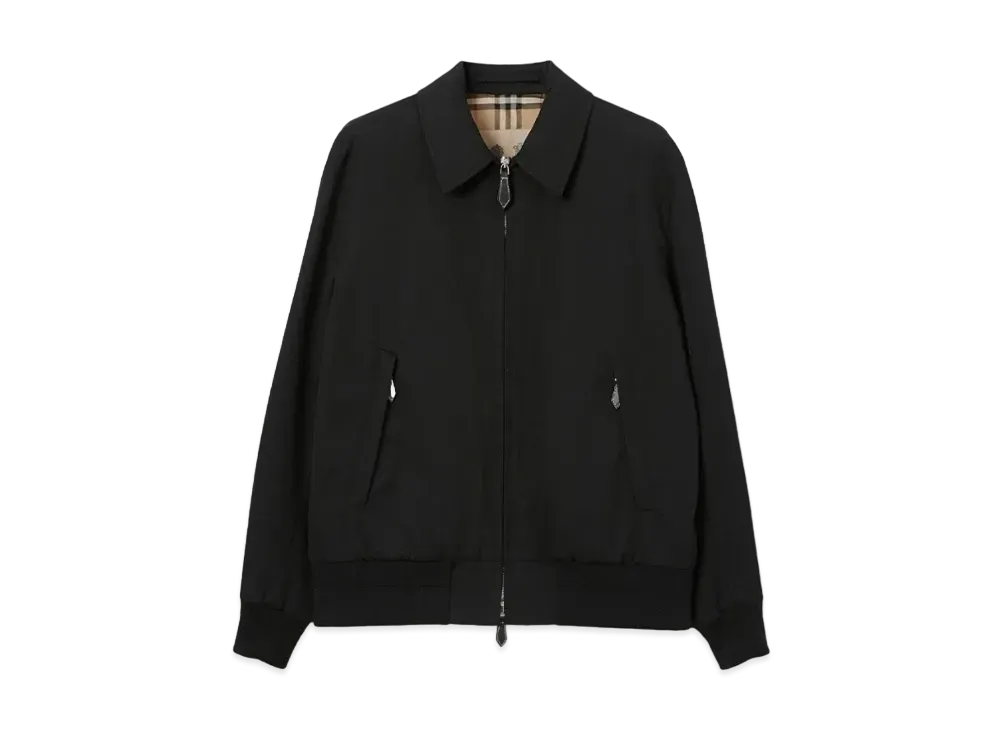 Burberry Men's Soho Heritage Harrington Jacket "Black"