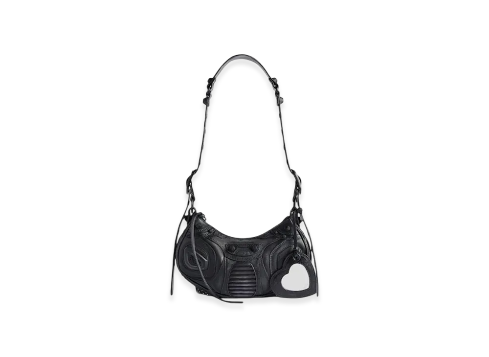 BALENCIAGA Le Cagole Shoulder Bag XS "Black"