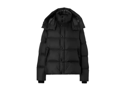 Burberry Men's Detachable Sleeve Nylon Puffer Jacket "Black"