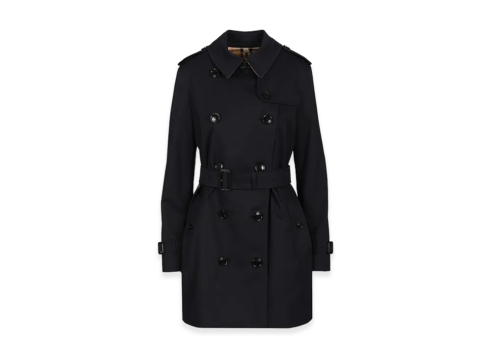Burberry Women's Heritage Kensington Trench Coat "Dark Blue"