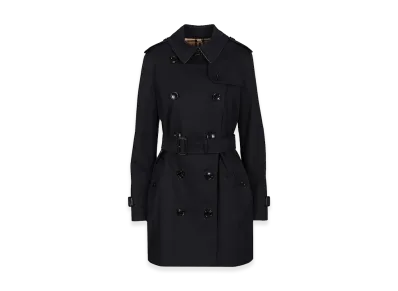 Burberry Women's Heritage Kensington Trench Coat "Blue"