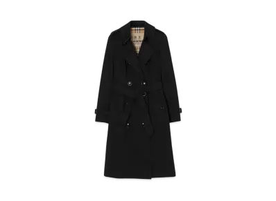 Burberry Long Chelsea Heritage Trench Coat "Black"