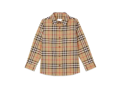 Burberry Kids Shirts "Beige"