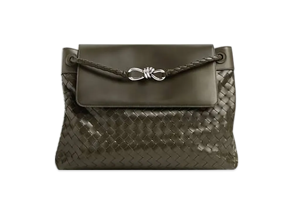Bottega Veneta Large Andiamo Messenger "Kaki"