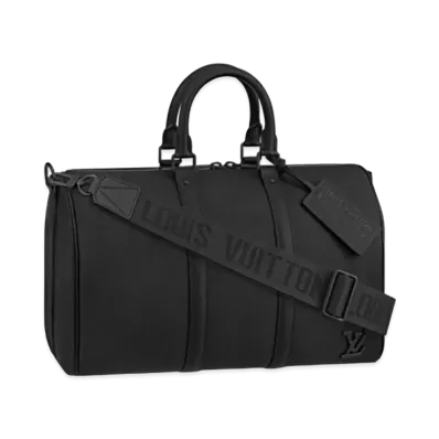 Louis Vuitton Keepall Bandouliere 40 Aerogram "Noir"