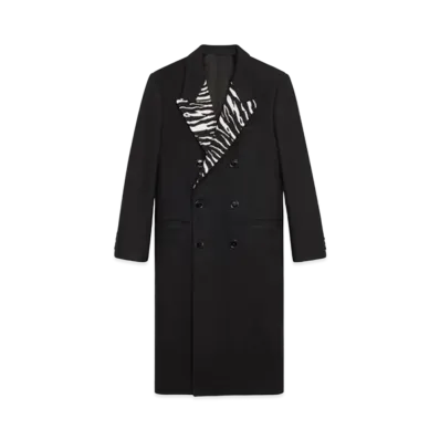 CELINE Long Overcoat "Black"
