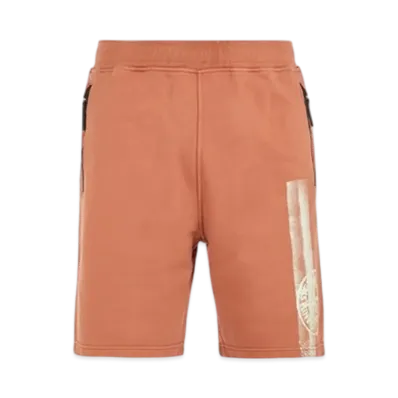 Stone Island 66865 Stripes Three Print Loose Fit Bermuda Shorts - 24SS "Rust"