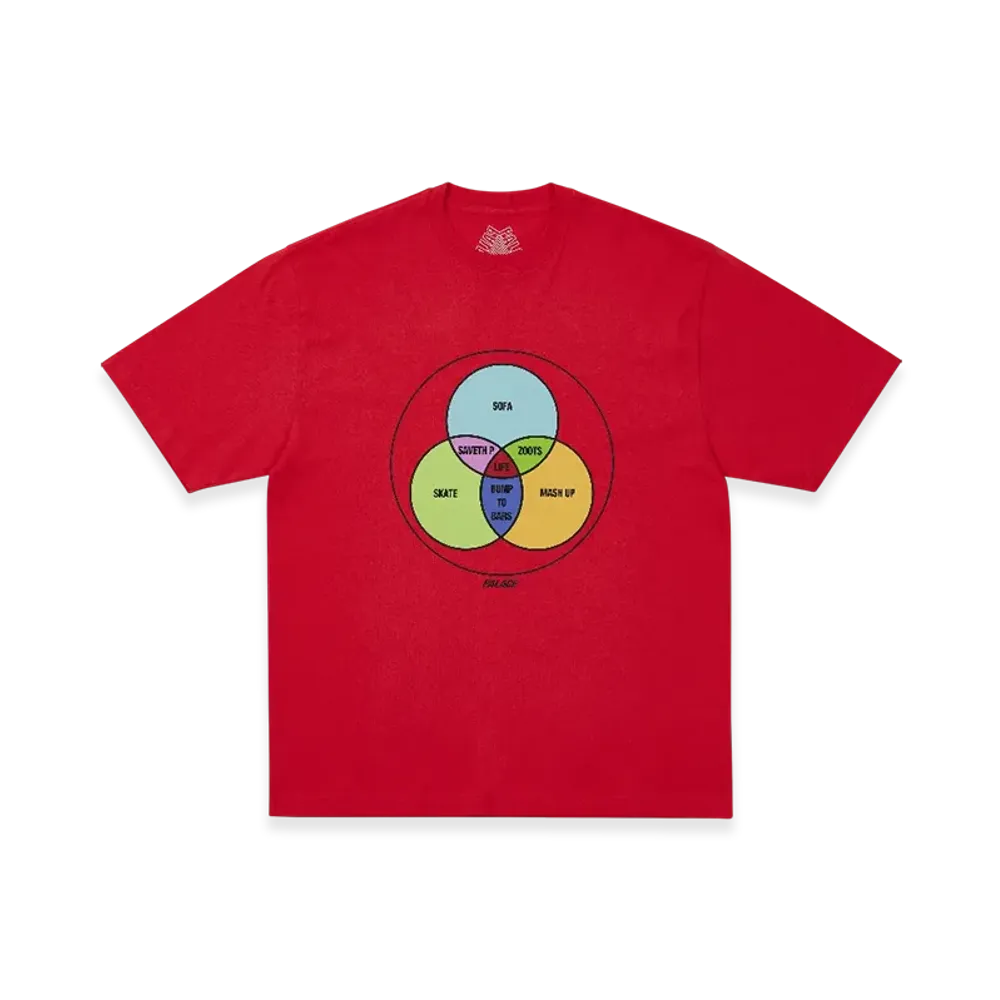 PALACE Zen Diagram T-Shirt "Red"