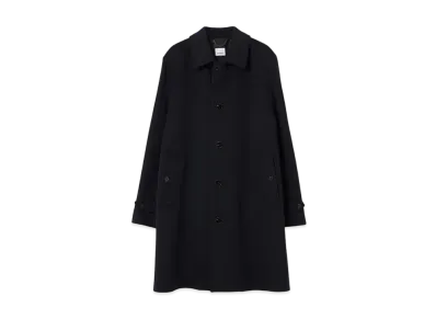 Burberry Men's Mid Length Cashmere Blend Paddington Car Coat "Midnight Navy"