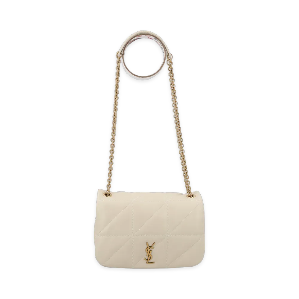 Saint Laurent Women's Borsa Jamie Mini "Ivory"