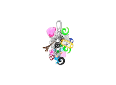 BALENCIAGA Pigalle Collector Bag Charm Keyring "Multi"