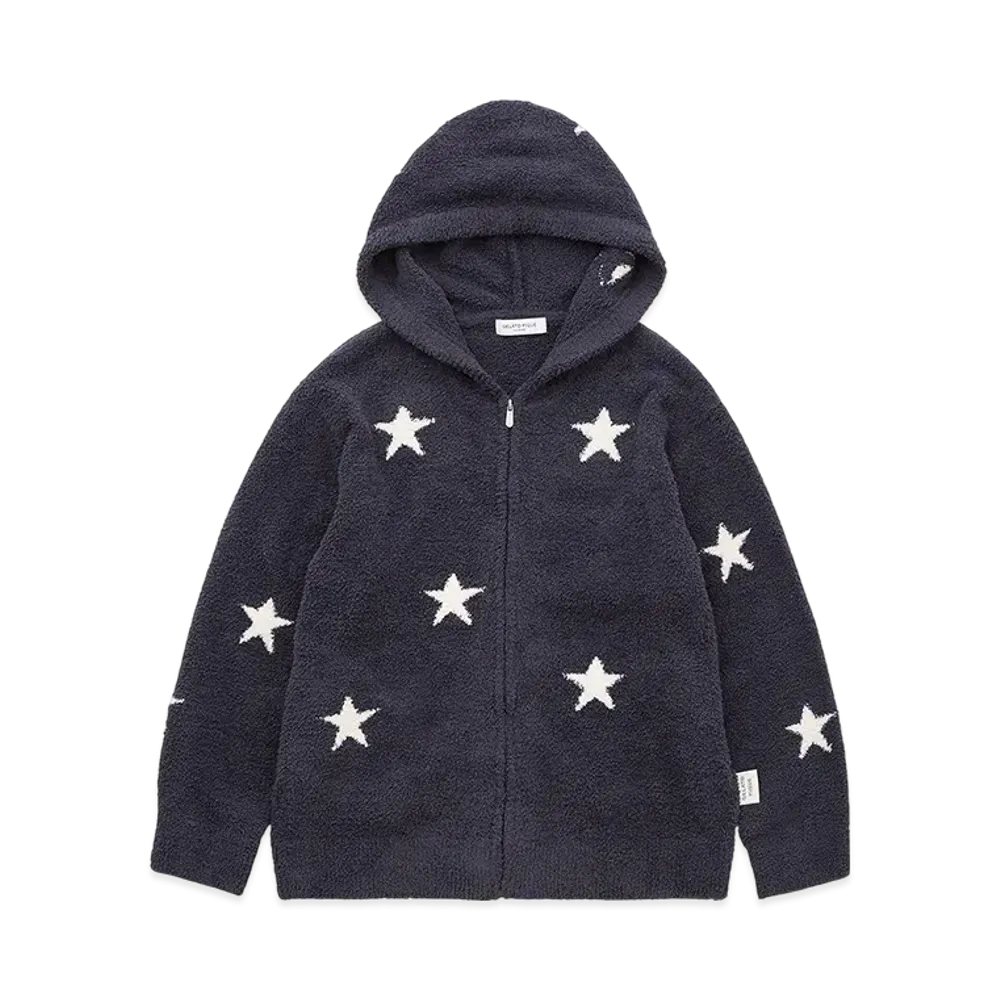 GELATO PIQUE Homme Powder Star Jacquard Parka "Navy"