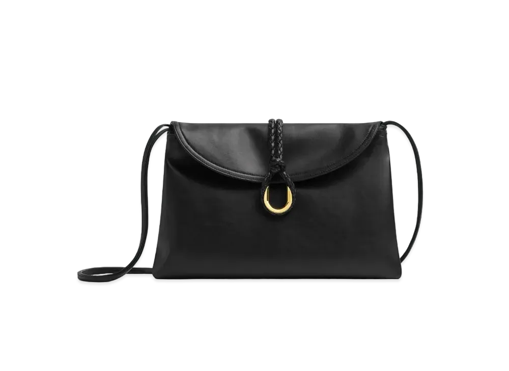 Bottega Veneta Medium Liberta Smooth Calf Leather "Black"