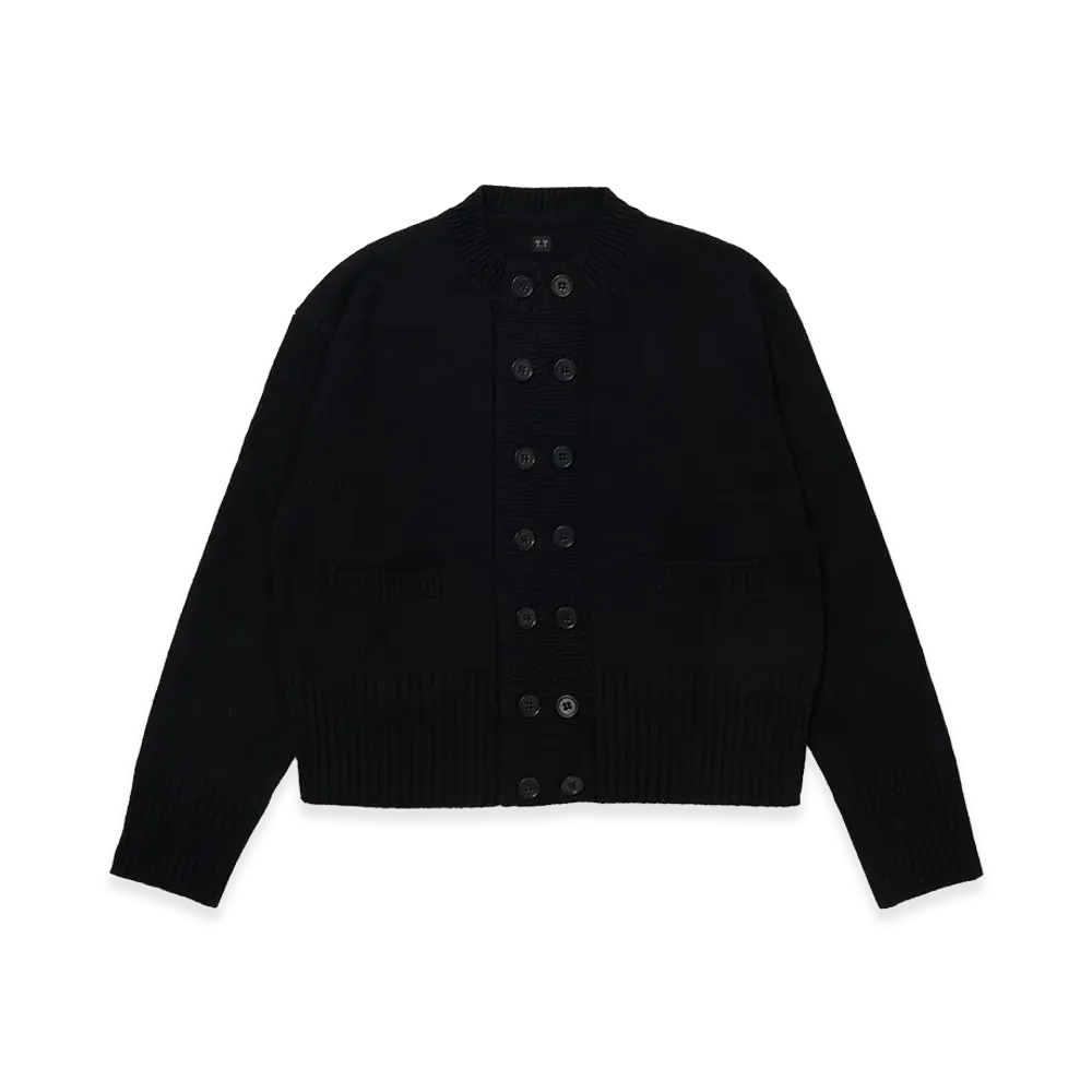 T.T Taiga Takahashi LOT.506 DB Cardigan "Black"