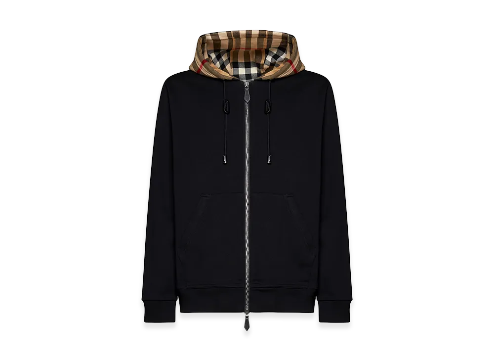 Burberry Cotton Sweatshirt "Black"