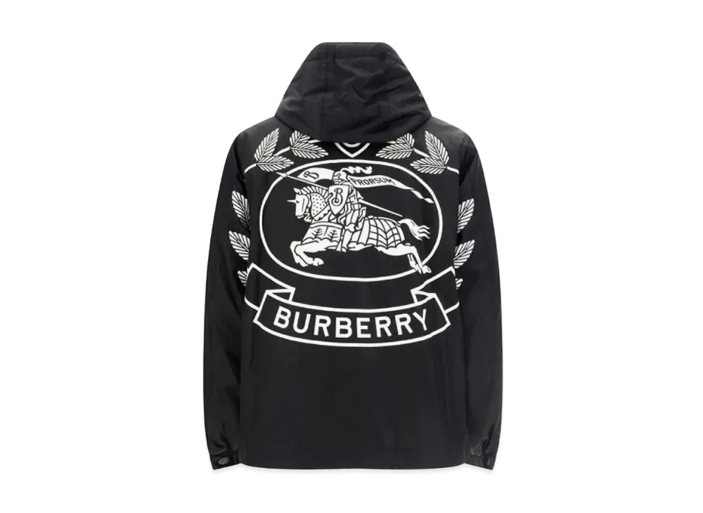 Burberry Men's Stanford EKD Print Hooded Jacket "Black"