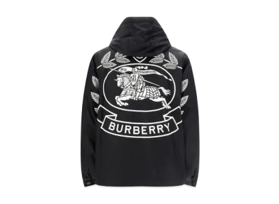 Burberry Men's Stanford EKD Print Hooded Jacket "Black"