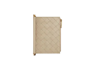 Bottega Veneta Solstice Medium Bi-Fold Wallet "Ecru"