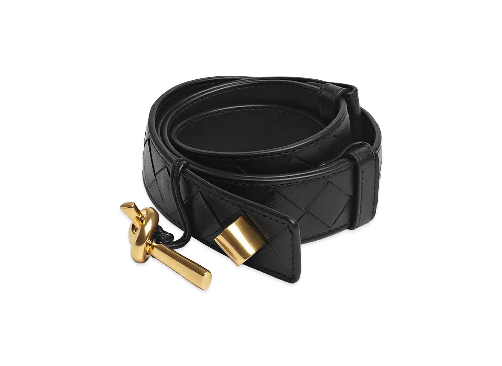 Bottega Veneta Andiamo Belt "Black"