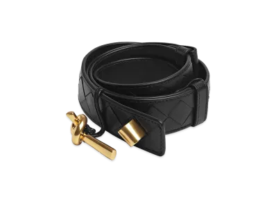 Bottega Veneta Andiamo Belt "Black"