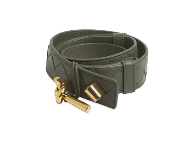 Bottega Veneta Andiamo Belt "Pickle"
