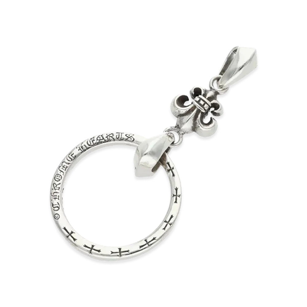 Chrome Hearts NTFL Eyewear Loop w/ BS Fleur "Silver"