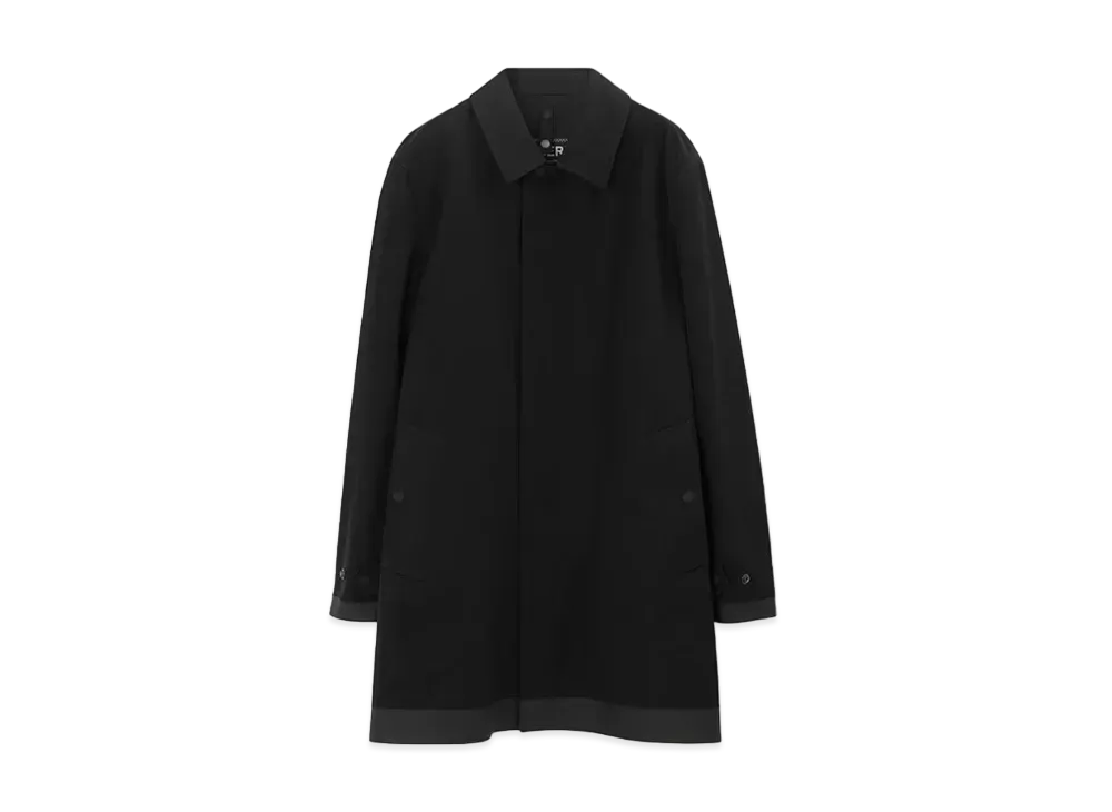 Burberry Men's Short Bonded Nylon Car Coat "Black"