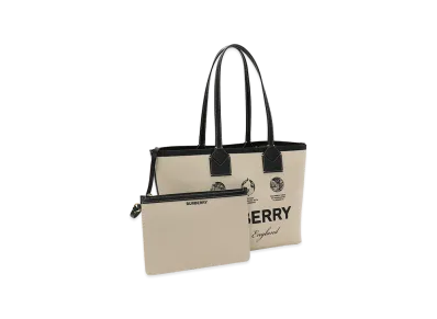 Burberry Small Heritage Tote Bag "Beige"
