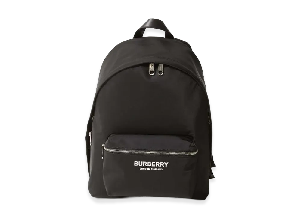 Burberry Rubber Logo Backpack "Black"