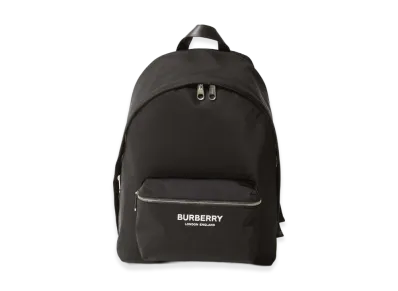 Burberry Rubber Logo Backpack "Black"