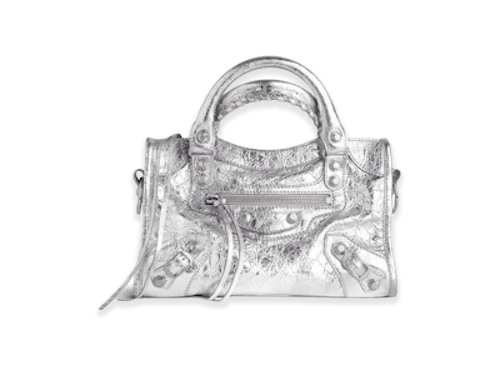 BALENCIAGA Le City Mini Bag "Silver"