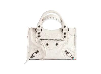 BALENCIAGA Women's Le City Bag Mini "White"